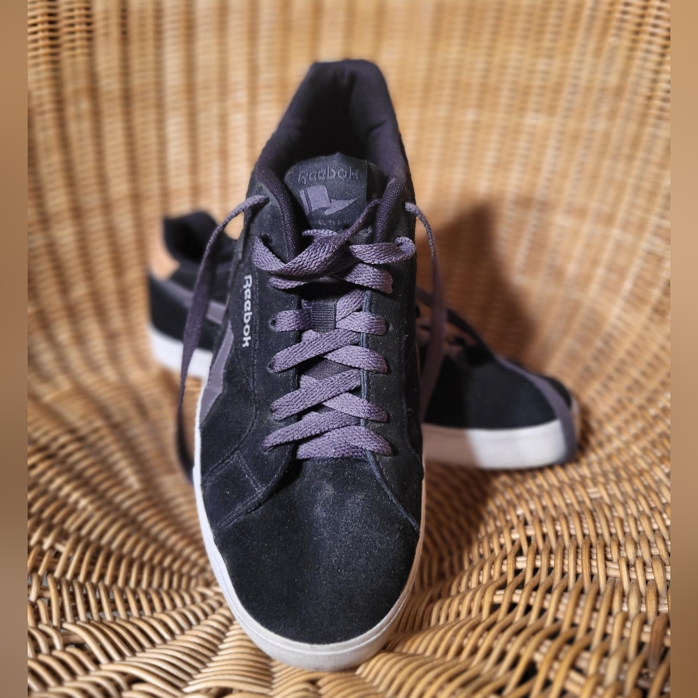Reebok Royal Complete Men's Lifestyle Shoes Black Sz 9 corkback like new